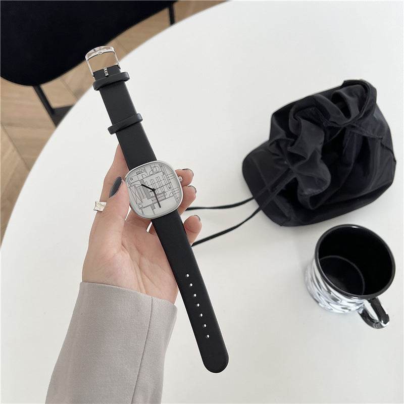 Leisure Milk Sugar Square Women's Watch - Stylish Sports Timepiece 2025 - Buy Center