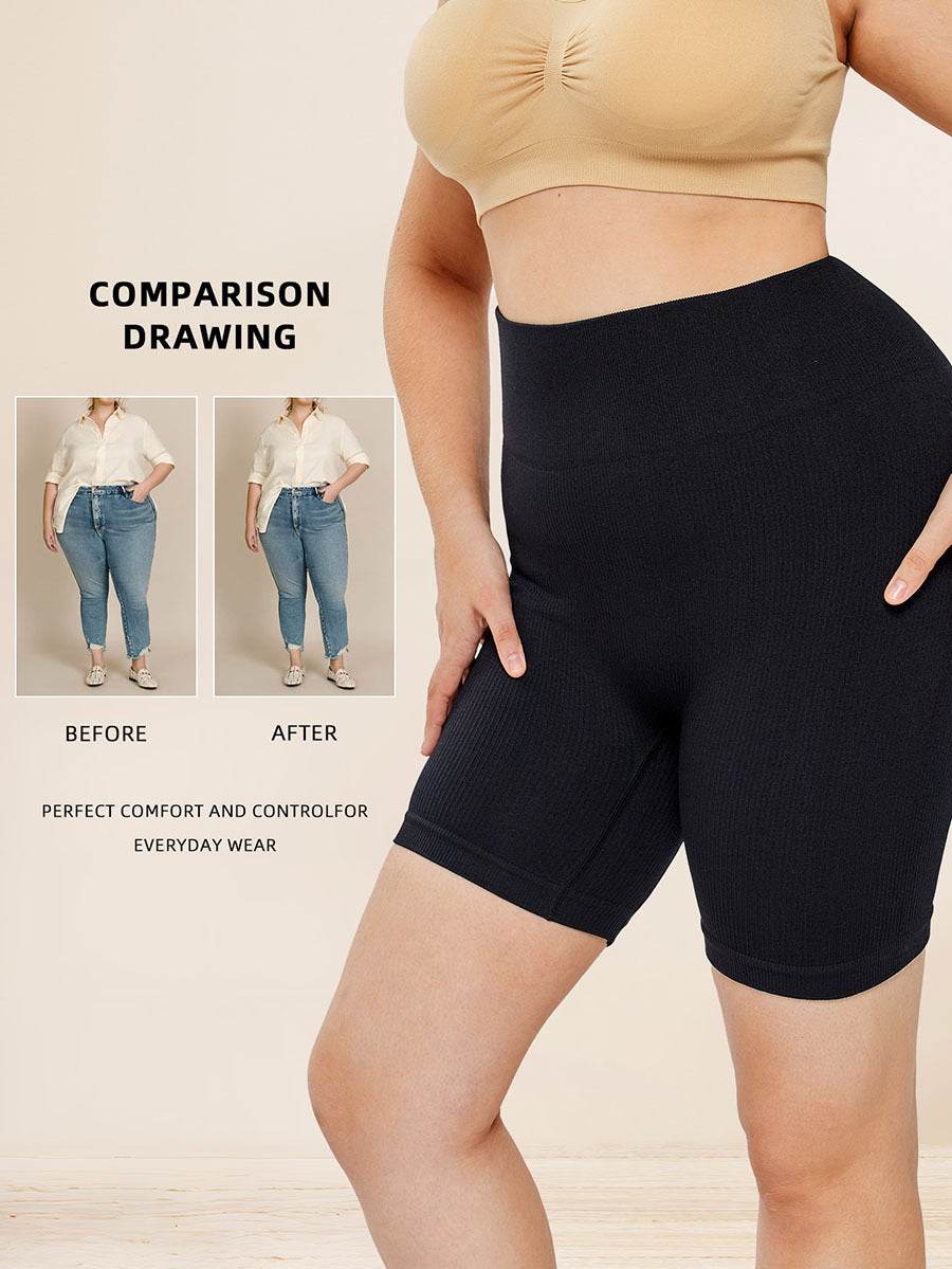 High Waisted Body Shaper Thigh Slimmer - Butt Lifting Leggings for Women - Buy Center