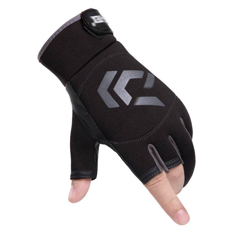 Outdoor Fingerless Fishing Gloves - Waterproof, Windproof for All Anglers - Buy Center