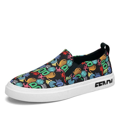 Stylish Canvas Lace-Up Round Toe Shoes - Trendy Spring & Autumn Footwear - Buy Center