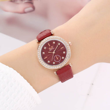 Women's Fashion Quartz Watch Set - Diamond Belt & Jewelry Accessories - Buy Center