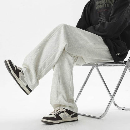 Autumn & Winter Fleece-Lined Baggy Trousers - Stylish Casual Comfort - Buy Center