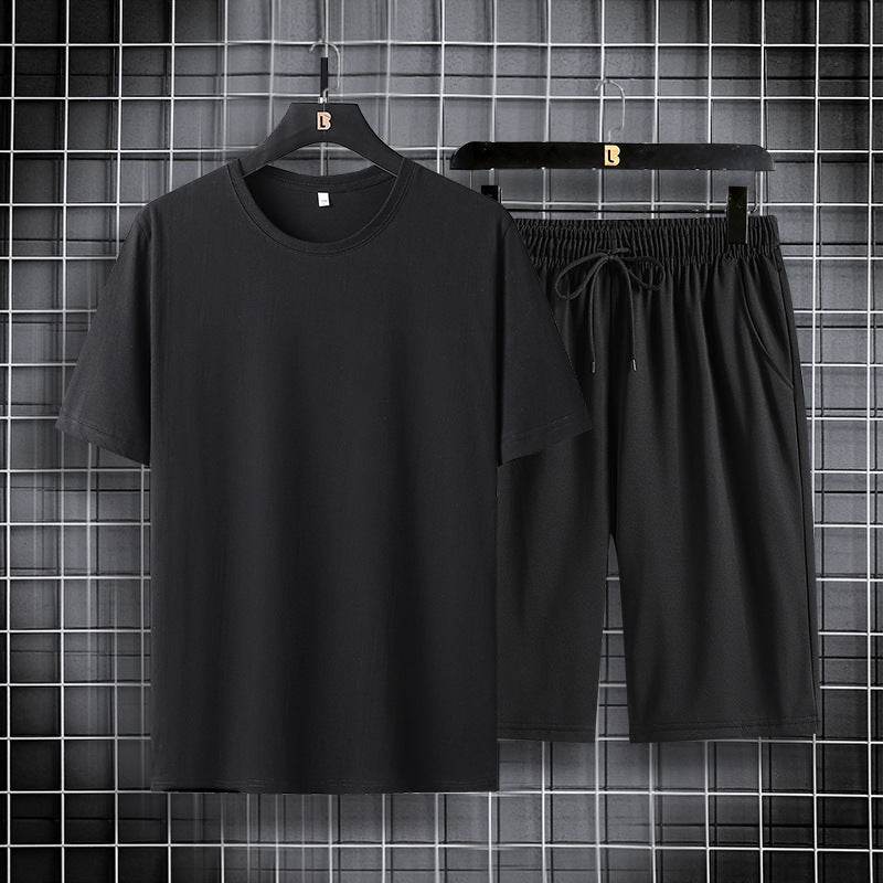 Tide Brand Men's Cotton Pajama Set - Short Sleeve T-Shirt & Shorts - Buy Center