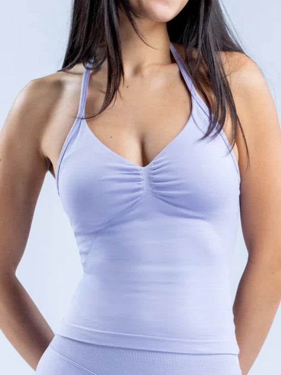 Women's Sports Yoga Vest - Stylish Halter Top, Sweat-Absorbing Fabric - Buy Center