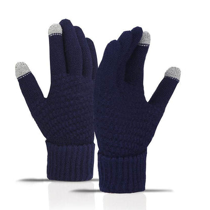 Women's Fleece-Lined Cycling Gloves - Windproof & Touch Screen Friendly - Buy Center
