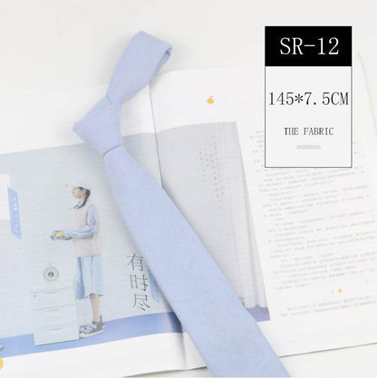 Korean Style Unisex Suede Bow Tie - Trendy Casual Accessory 2025 - Buy Center