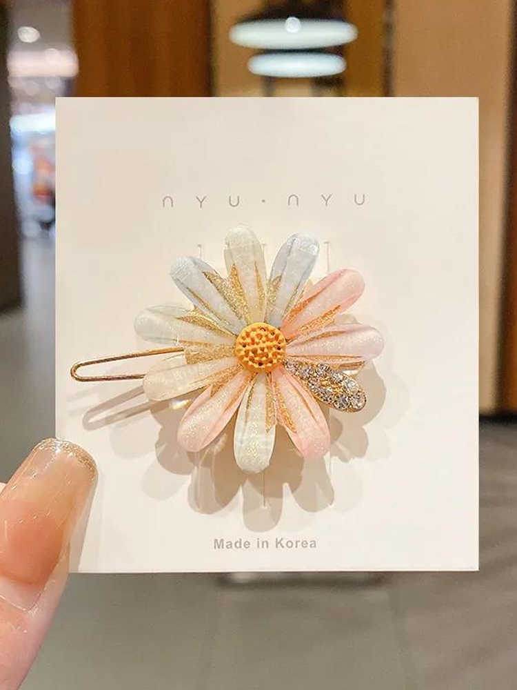 Summer Alloy Handmade Flower Barrettes - Elegant Wedding Hair Jewelry 2025 - Buy Center