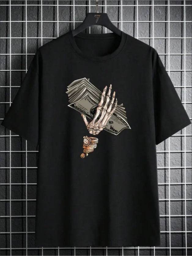 Buycenter Men's Short Sleeve T-Shirt - Comfortable Polyester & Spandex Blend - Buy Center