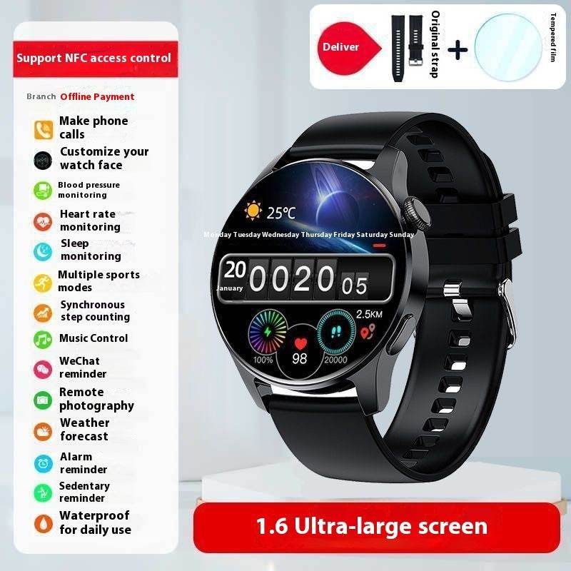 Sports Bracelet Smart Watch for Men - Bluetooth, Waterproof, Touch Screen - Buy Center