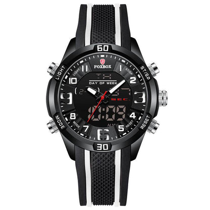 Men's Dual Display Sports Watch - Waterproof Chronograph for Active Lifestyles - Buy Center