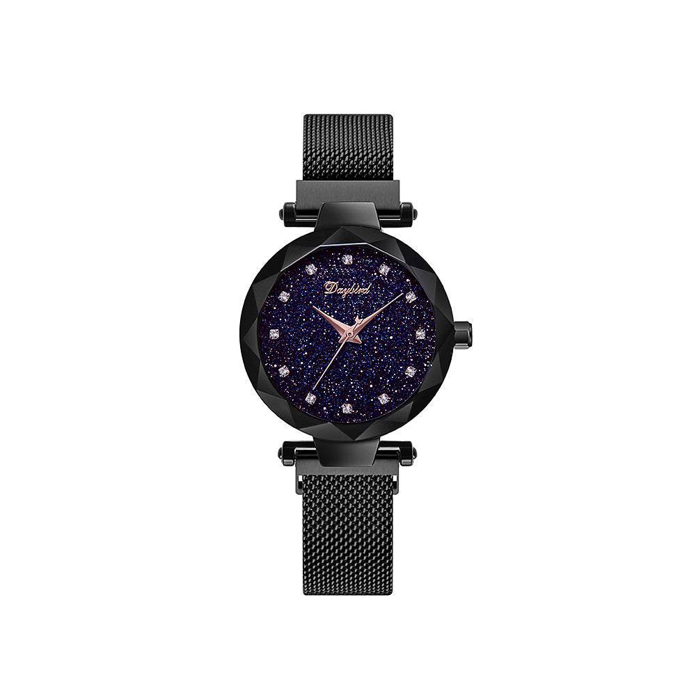 Starry Sky Lady Quartz Watch - Waterproof & Trendy Design for Women - Buy Center