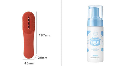 Beauty Into The Face Cleanser Set - Ultrasonic Vibration & Red Light Therapy - Buy Center
