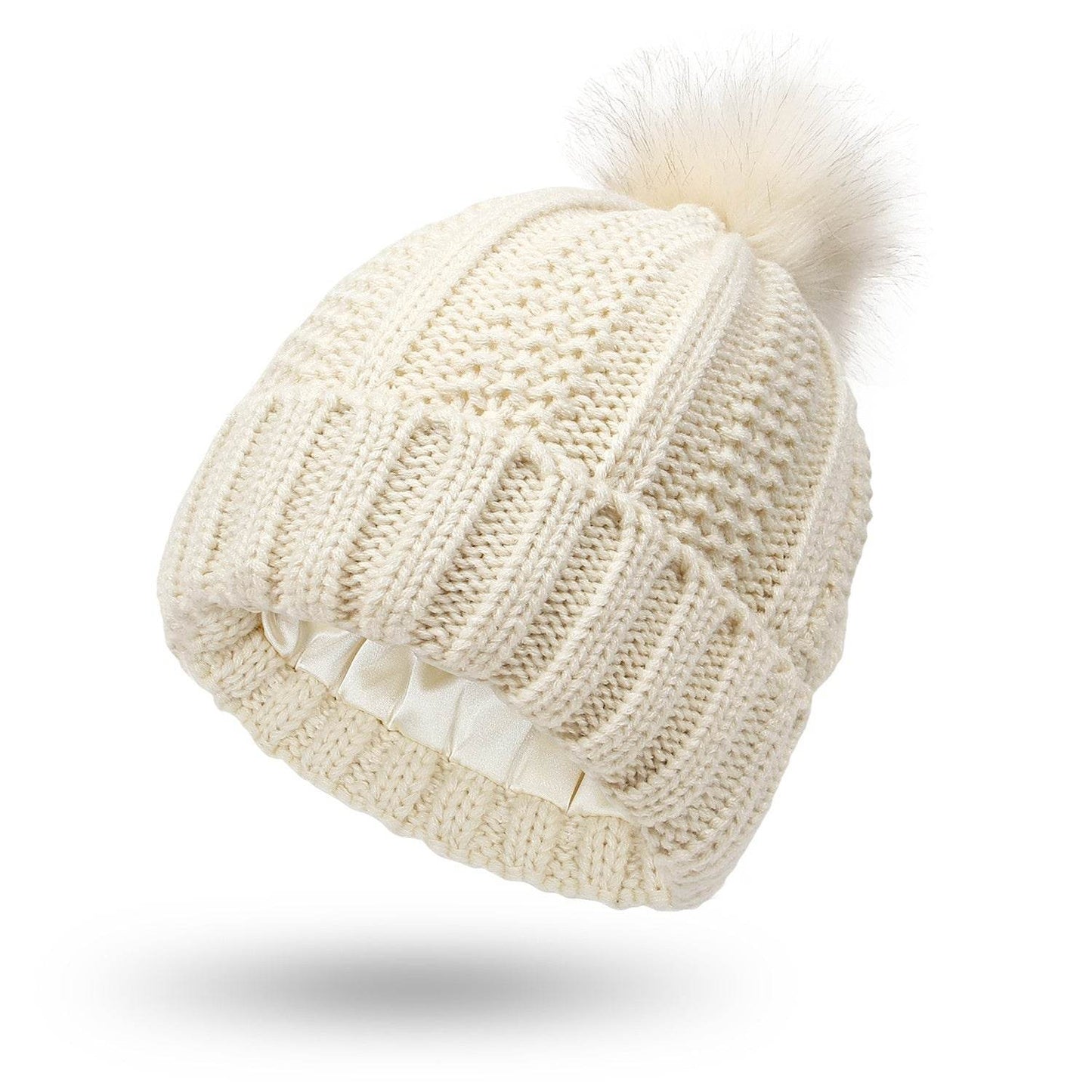Stylish Woolen Cap - Trendy Knit Stretch Hat for Women, Warm & Windproof - Buy Center