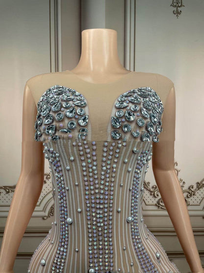 Buycenter Clubbing Dress - Thin Tight-Fit Sleeveless Night Outfit - Buy Center