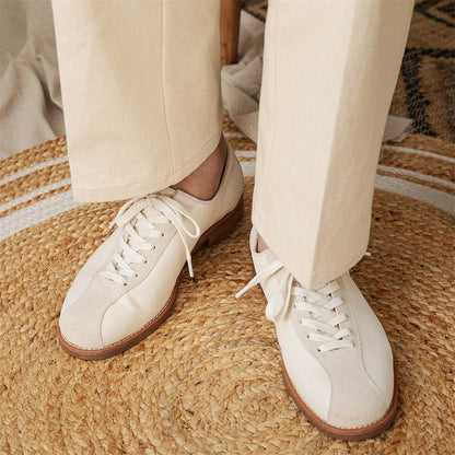 Men's Vintage Cowhide Platform Shoes - Wear-Resistant Formal Footwear - Buy Center