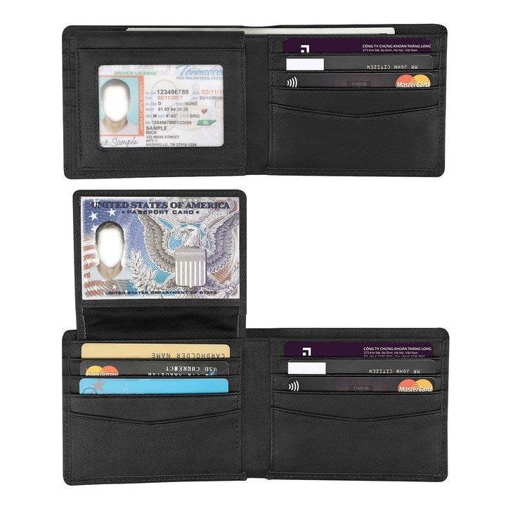 Anti-Theft Three-Fold Wallet for Men - Stylish and Secure Card Organizer - Buy Center