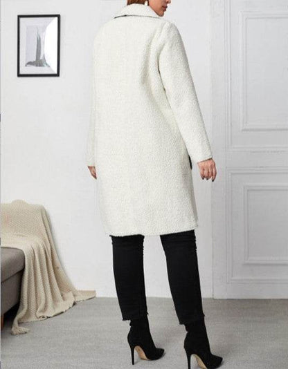 Buycenter Colorblock Faux Leather Jacket - Loose Fit Long Sleeve Style - Buy Center