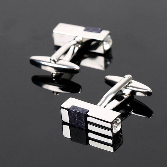 Men's Diamond Light Cufflinks - Elegant Alloy Accessories for Sophisticated Style - Buy Center