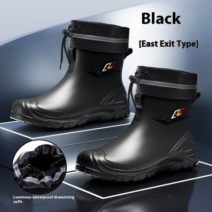 Non-Slip Wear-Resistant Rain Shoes for Men - Trendy Outdoor Boots 2025 - Buy Center