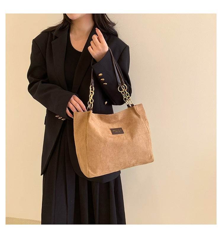 Buycenter Women's Retro Shoulder Bag - Commuter Style, Soft PU Material - Buy Center