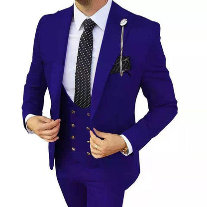 Stylish Men's Three Piece Suit - Lightweight Cotton for Any Occasion - Buy Center