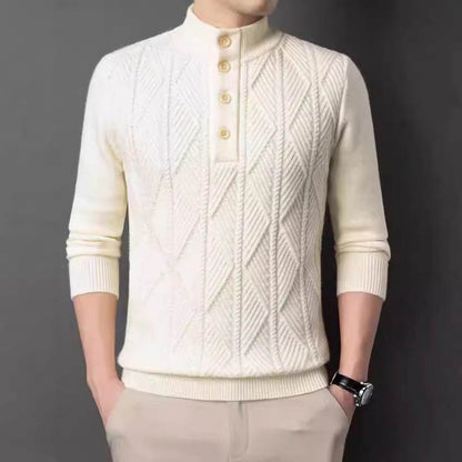 Buycenter Men's Warm Fashion Sweater - Trendy Pullover in 2025 Styles - Buy Center