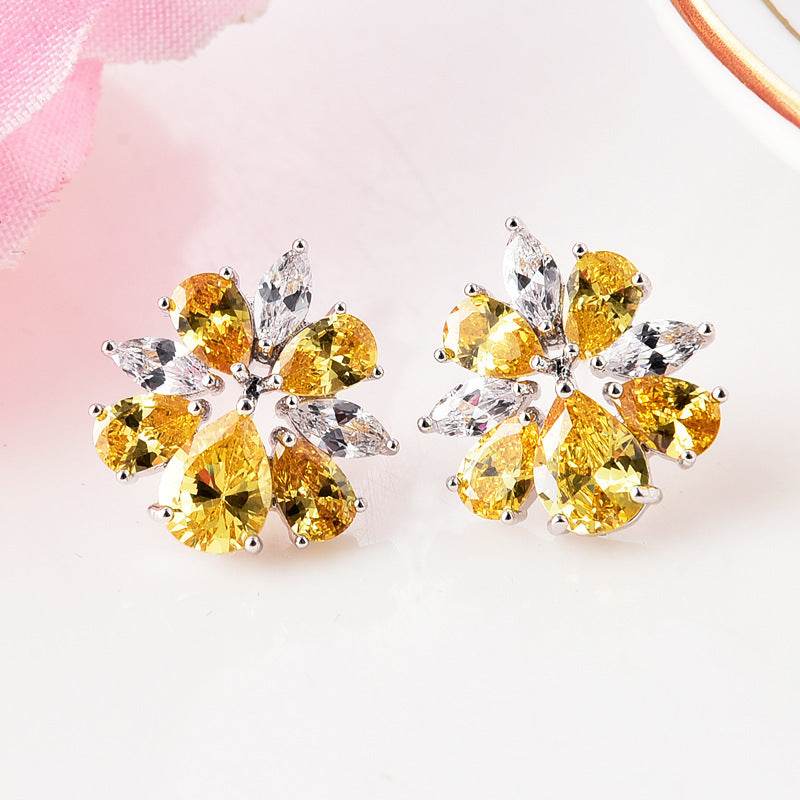 Buy Center Korean Bride Jewelry Set - Elegant Necklace & Earrings Collection - Buy Center