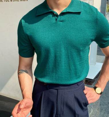 Buycenter Men's Casual T-Shirt - Summer Solid Colors, Various Sizes - Buy Center