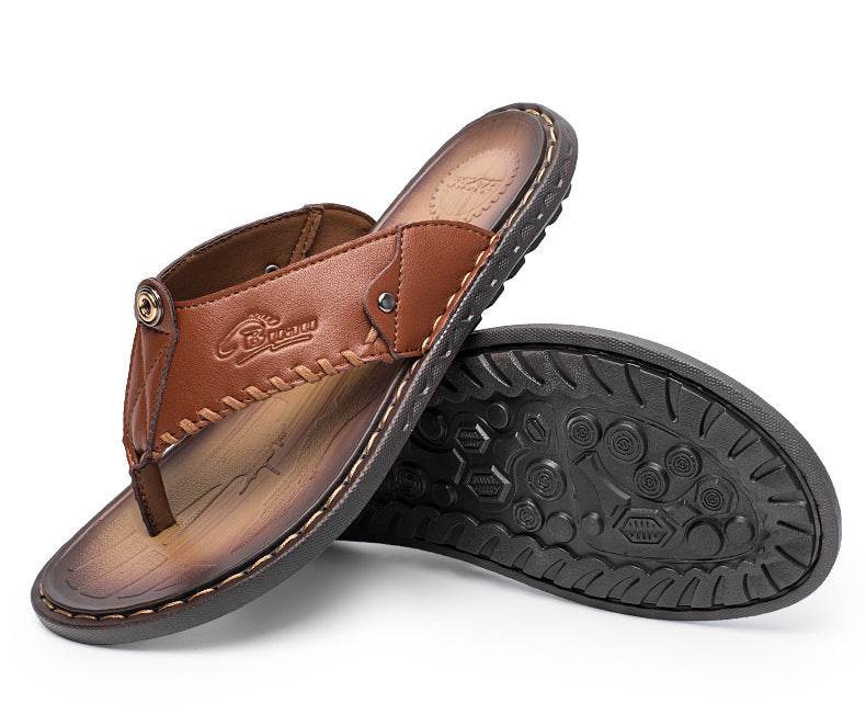 Buycenter Men's Stylish Summer Slippers - Comfortable Large Sizes Available - Buy Center