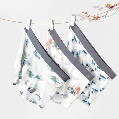 Men's Ice Silk Boxershorts - Breathable Antibacterial Comfort for All-Day Wear - Buy Center