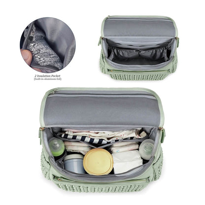 Large Capacity Waterproof Diaper Bag - Insulated Travel Clutch for Moms - Buy Center