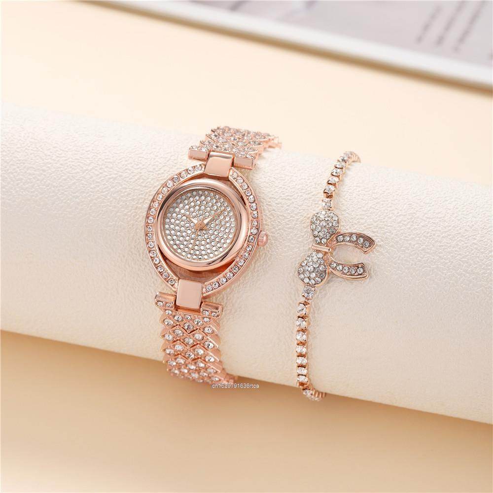 Buy Center Women's Fashion Quartz Watch - Stylish Alloy Bracelet Design - Buy Center