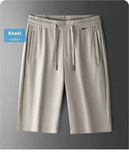 Buycenter Men's Mulberry Silk Straight Shorts - Cool & Skin-Friendly - Buy Center