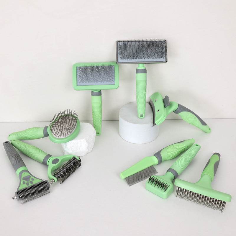 Eco-Friendly Green Pet Comb - Easy Cat Hair Removal & Grooming Tool - Buy Center