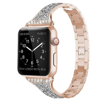 Three-Bead Stylish Stainless Steel Strap for Apple Watch - Trendy Looks - Buy Center