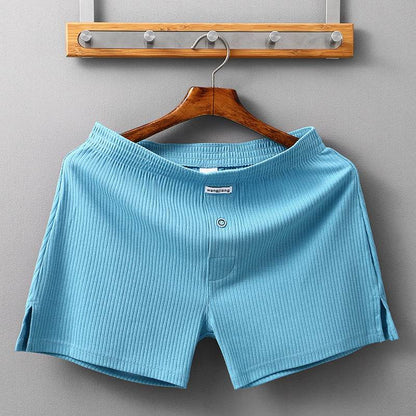 Men's Cotton Sports Shorts - Breathable Comfort in Solid Colors - Buy Center