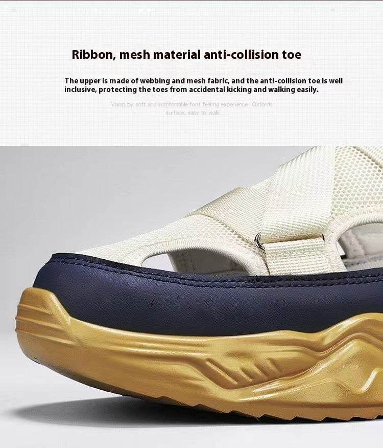 Lightweight Men's Summer Platform Sandals - Non-Slip Breathable Mesh - Buy Center