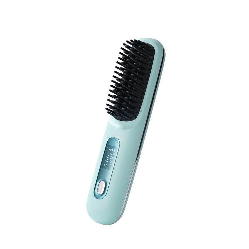 Portable Ceramic Heating Electric Comb - Wireless Hair Straightener 2025 - Buy Center