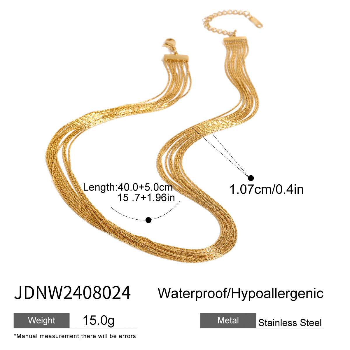 Buycenter Stainless Steel Multi-Layer Twin Bracelet - Stylish European Design - Buy Center