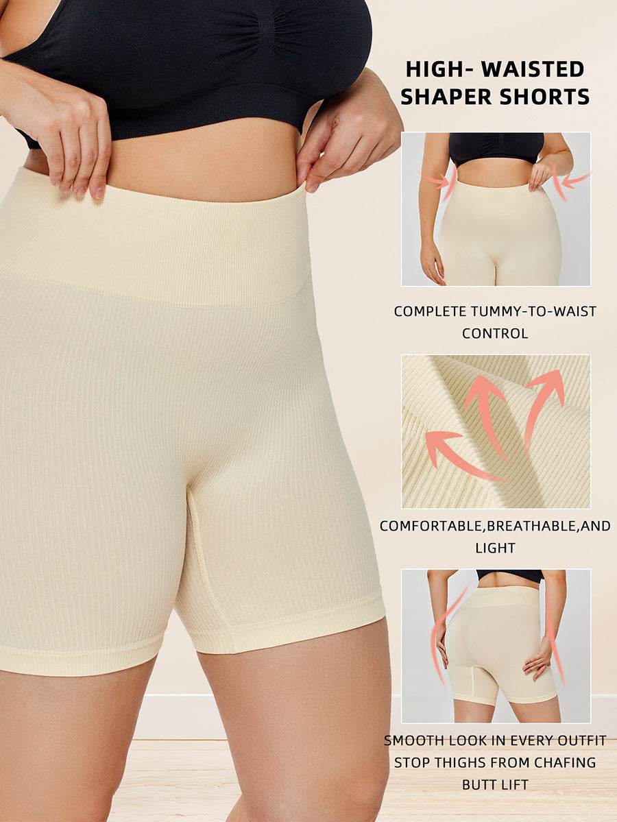 High Waisted Body Shaper Thigh Slimmer - Butt Lifting Leggings for Women - Buy Center