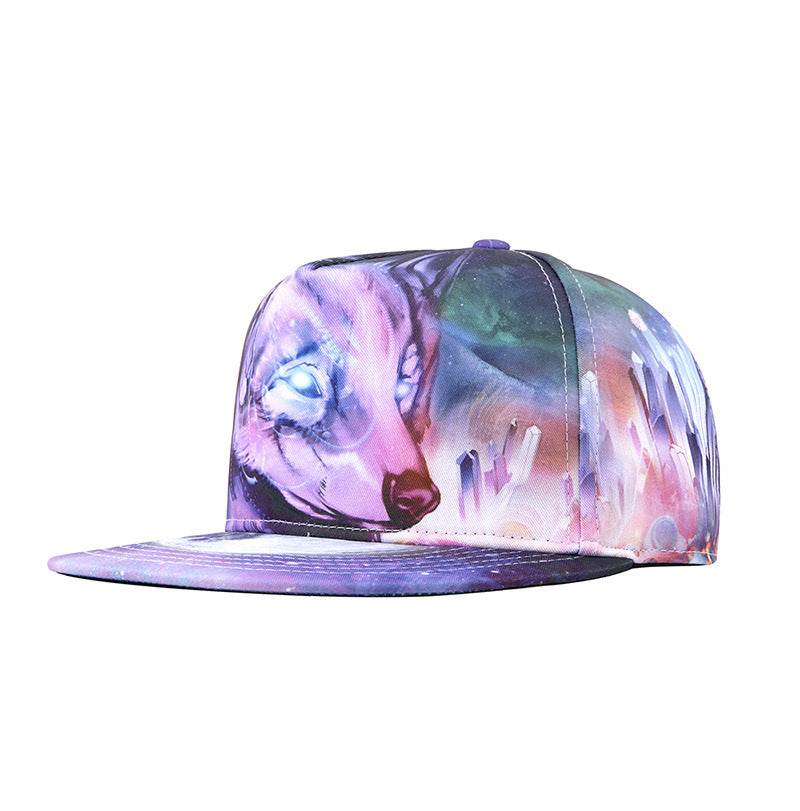 Buycenter Hip Hop Printed Hat for Men - Breathable Summer Dome Style - Buy Center