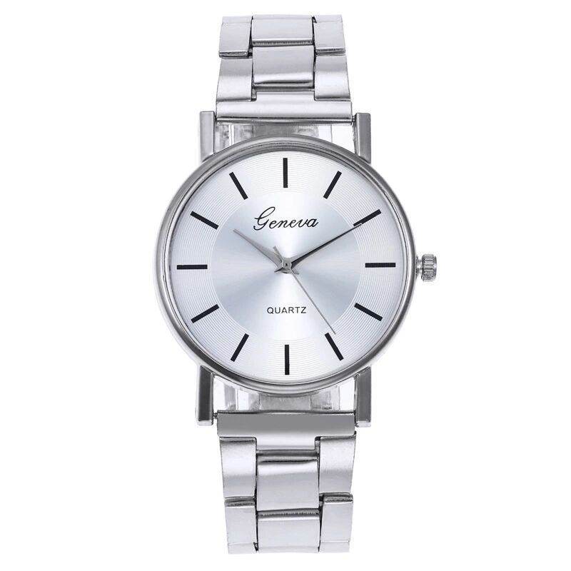 Buy Center Ladies Quartz Watch - Simple Fashion with Steel Belt - Buy Center