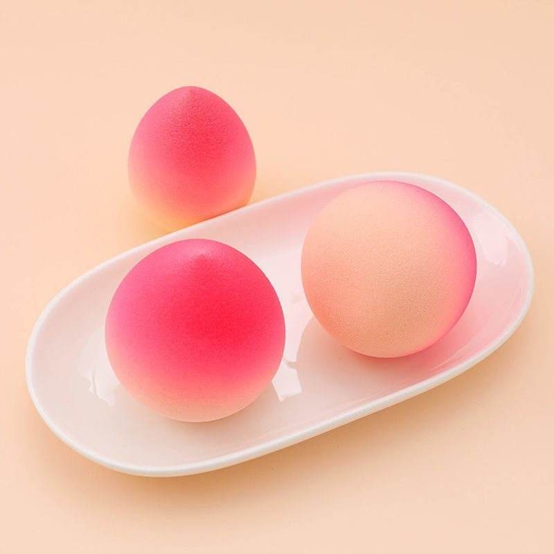Peach Makeup Sponge Egg - Super Soft for Flawless Application & Blend - Buy Center