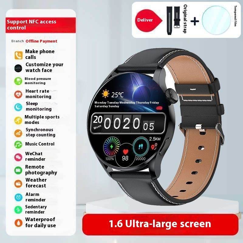 Sports Bracelet Smart Watch for Men - Bluetooth, Waterproof, Touch Screen - Buy Center