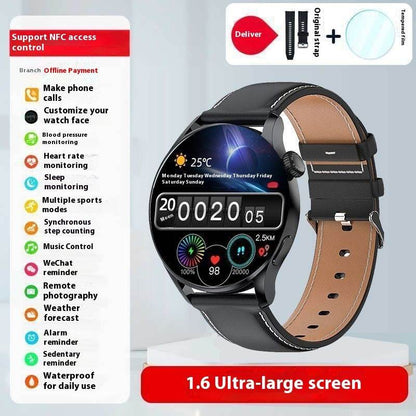 Sports Bracelet Smart Watch for Men - Bluetooth, Waterproof, Touch Screen - Buy Center