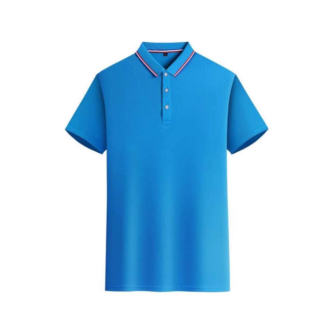 Short-Sleeved Business Polo Shirt - Asymmetric Fit in Multiple Colors - Buy Center