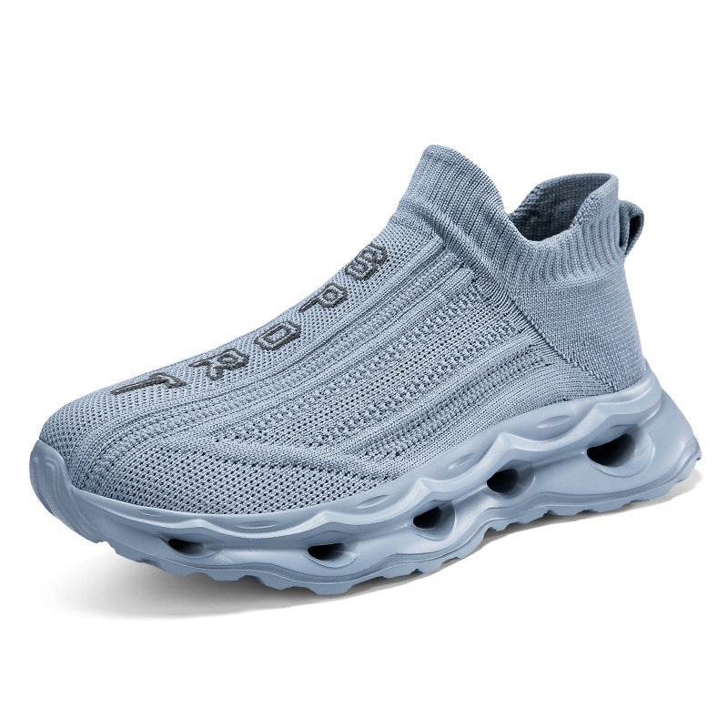 Plus Size Flyknit Sports Shoes - Stylish Breathable Comfort for Everyday Wear - Buy Center