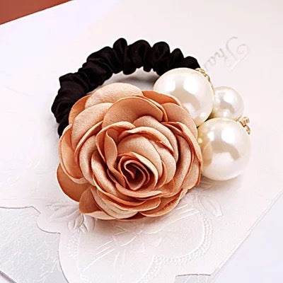 Handmade Camellia Hair Tie Headdress - Vintage Floral Accessory 2025 - Buy Center