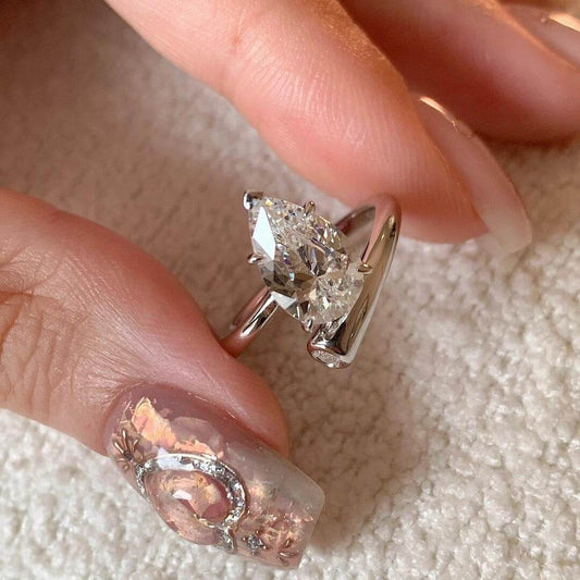 High-Grade Retro Copper Open Ring - Stylish Drop-Shaped Design for Women - Buy Center