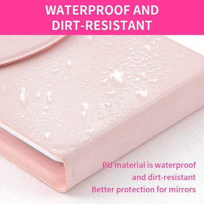 PU Bifold Mirror Powder - Essential Face Skin Care Tool for Glam - Buy Center